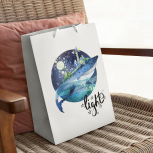 Lighthouse On The Back Of A Whale Medium Gift Bag