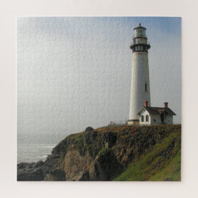 Lighthouse on the Hill Jigsaw Puzzle (Vertical)