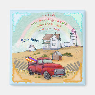 Lighthouse Path  Magnet