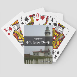 Lighthouse - Personalize It - Playing Cards