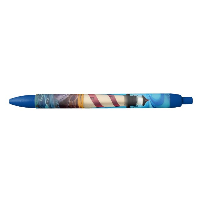 Lighthouse Point  Black Ink Pen (Front)