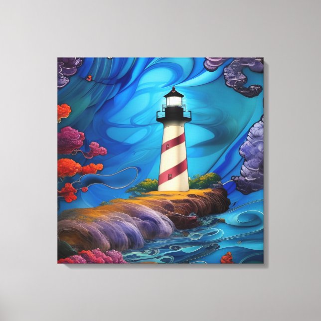 Lighthouse Point  Canvas Print (Front)