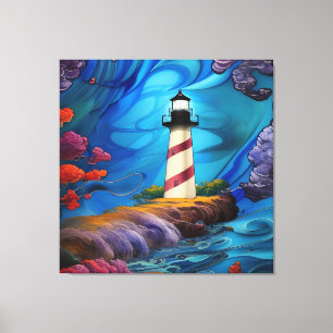 Lighthouse Point Canvas Print