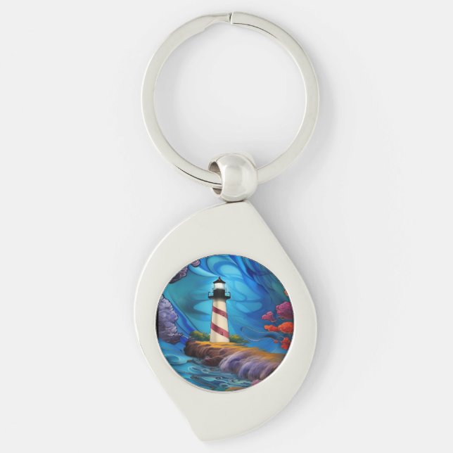 Lighthouse Point Keychain (Front)