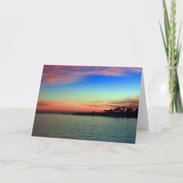 Lighthouse Point, Santa Cruz, CA Card (Front)