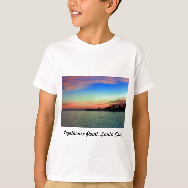 Lighthouse Point, Santa Cruz, CA T-Shirt (Front)