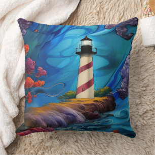 Lighthouse Point Throw Pillow