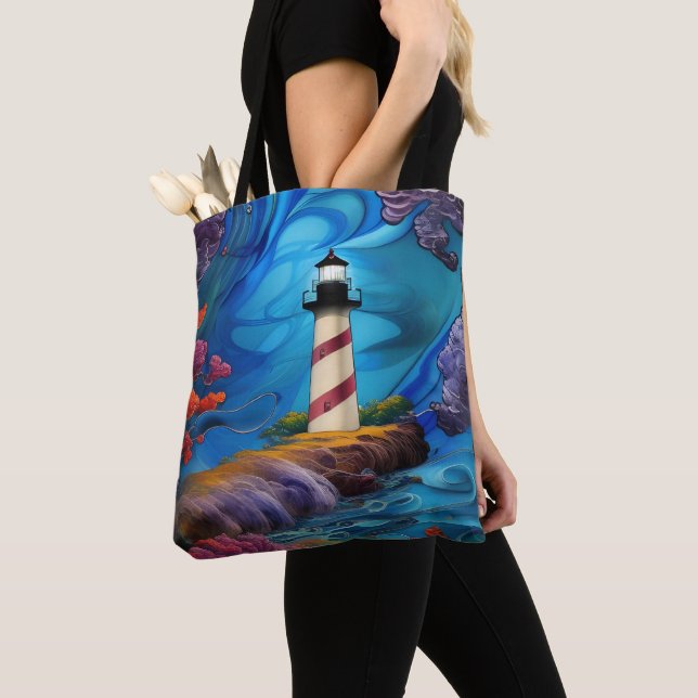 Lighthouse Point  Tote Bag (Close Up)