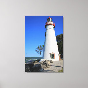 Lighthouse Portrait Ohio Canvas Print