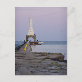 lighthouse postcard