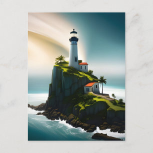 Lighthouse, Postcard for Postcrossing