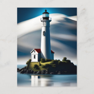 Lighthouse, Postcard for Postcrossing
