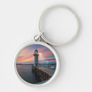 Lighthouse Raffles   Marina, Singapore Keychain