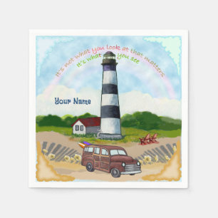 Lighthouse Rainbow Choice Napkin