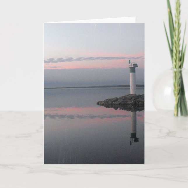 Lighthouse Reflections  Greeting Card (Front)