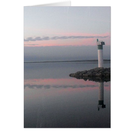 Lighthouse Reflections Greeting Card