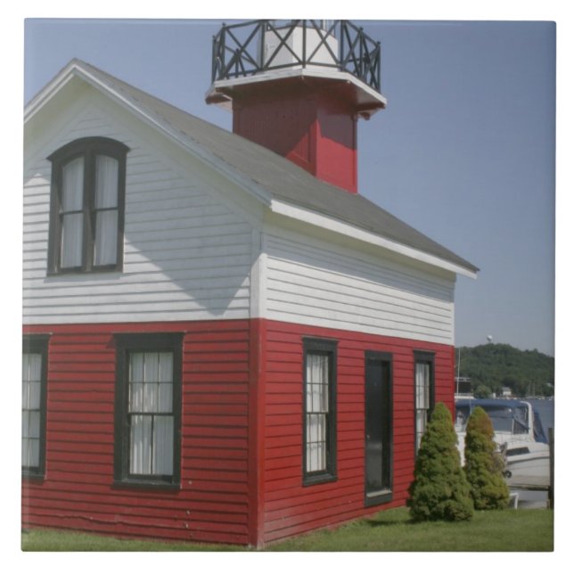 Lighthouse relocated shore in Douglas near 2 Tile (Front)