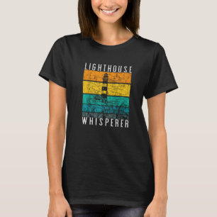 Lighthouse Retro Vintage Whisperer Seaside Life Be T-Shirt
