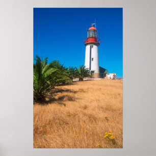 Lighthouse, Robben Island, Cape Town Poster