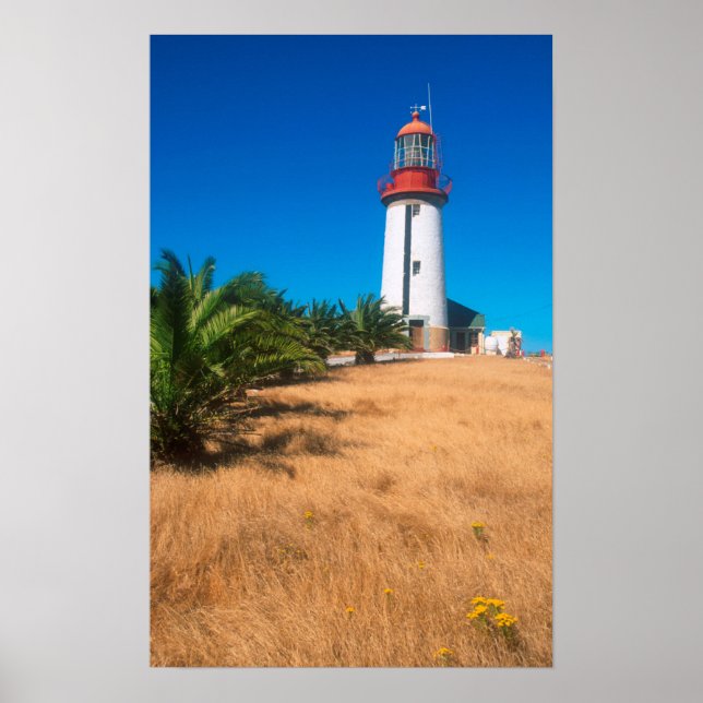 Lighthouse, Robben Island, Cape Town Poster (Front)