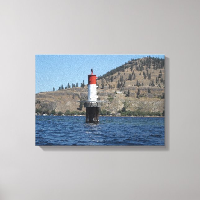 Lighthouse Scene Canvas Print (Front)