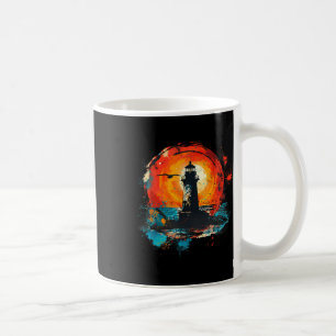 Lighthouse Seaside House Sailing Sea Beach Boating Coffee Mug