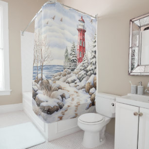 Lighthouse Shower Curtain