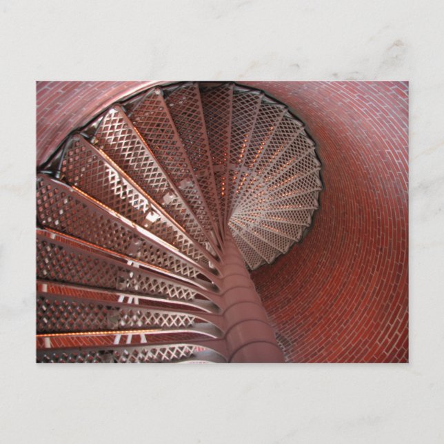 Lighthouse Stairs Postcard (Front)