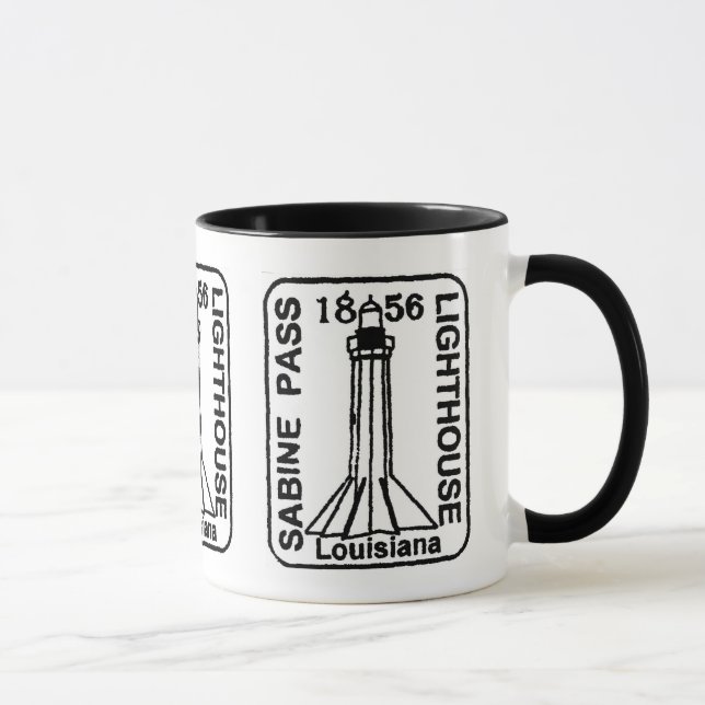 Lighthouse Stamped Mug (Right)