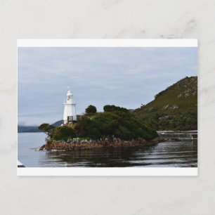 LIGHTHOUSE STRAHAN TASMANIA AUSTRALIA POSTCARD