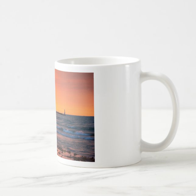 Lighthouse Sunset Coffee Mug (Right)