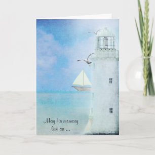 Lighthouse Sympathy Card