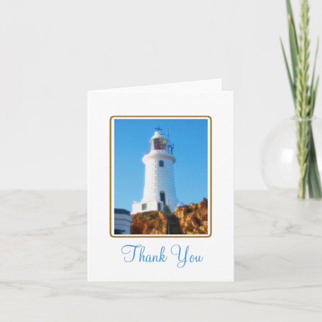Lighthouse Thank You Card (Front)