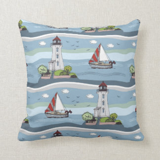 Lighthouse Throw Pillow