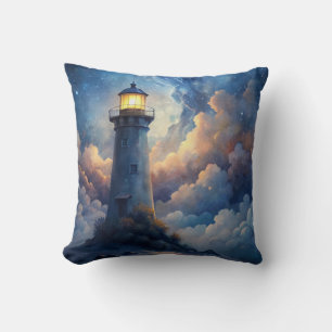 Lighthouse Throw Pillow
