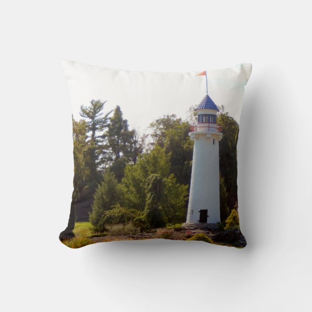 Lighthouse Throw Pillow (Front)