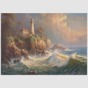 Lighthouse  tissue paper