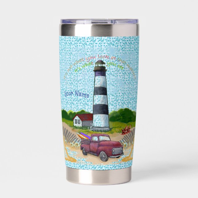 Lighthouse Truck Choice   Insulated Tumbler (Front)
