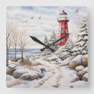 Lighthouse Wall Clock