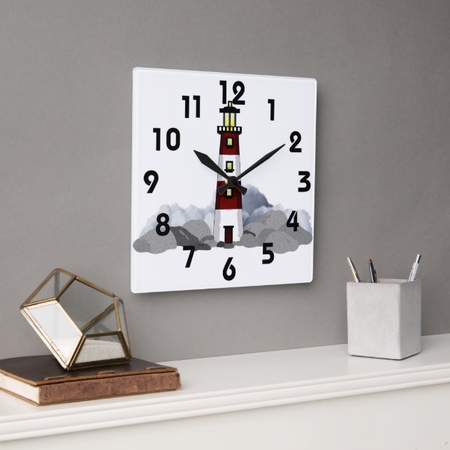 LIghthouse Wall Clock (Office)