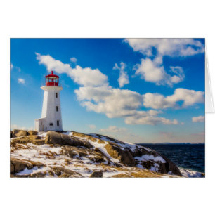 Lighthouse   Winter In Peggy'S Cove, Nova Scotia