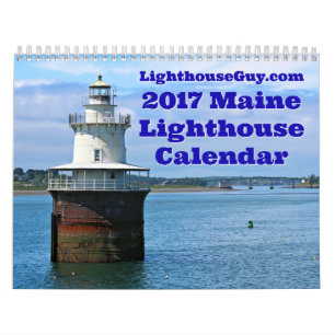 LighthouseGuy.com 2017 Maine Lighthouse Calendar
