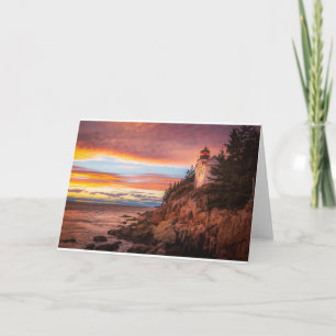 Lighthouses   Acadia National Park Maine Card