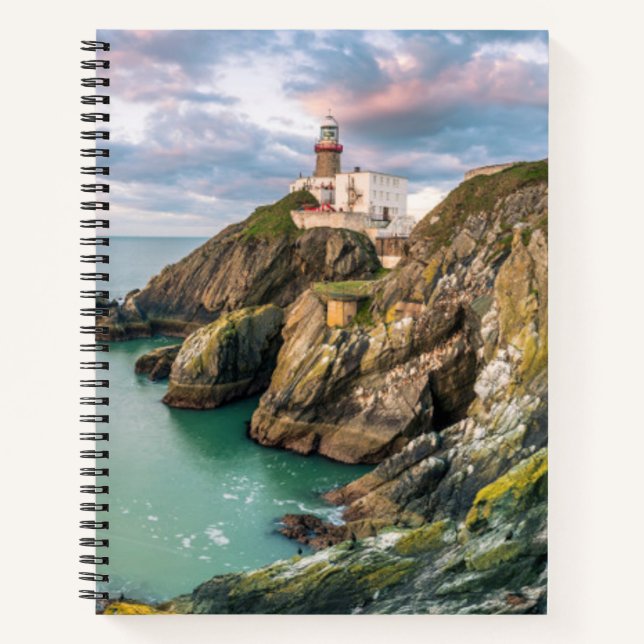 Lighthouses | Baily Lighthouse Dublin, Ireland Notebook (Front)