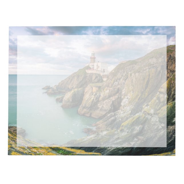 Lighthouses | Baily Lighthouse Dublin, Ireland Notepad (Front)