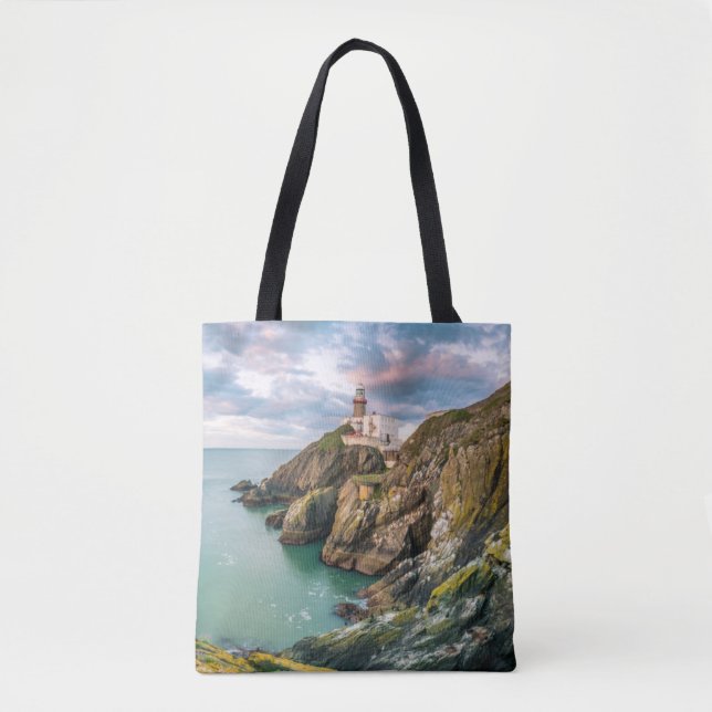 Lighthouses | Baily Lighthouse Dublin, Ireland Tote Bag (Front)