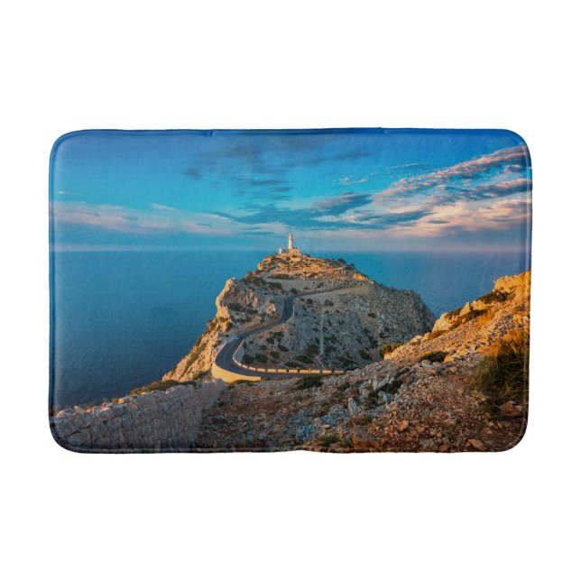 Lighthouses | Balearic Islands, Spain Bath Mat (Front)