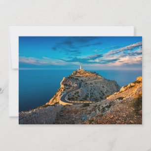 Lighthouses Balearic Islands, Spain Thank You Card