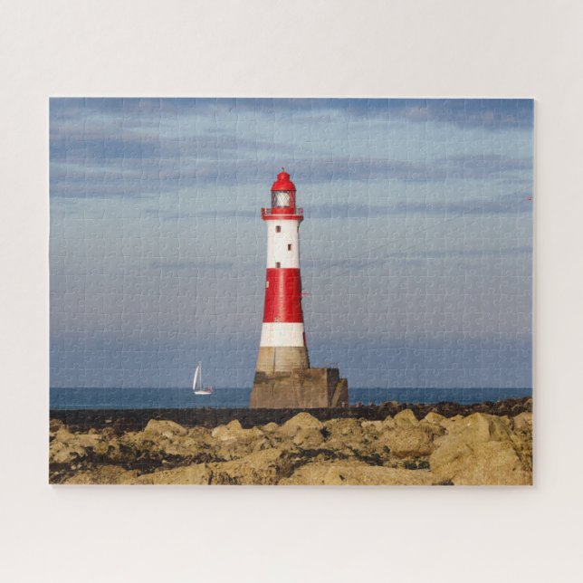 Lighthouses | Beachy Head Lighthouse England Jigsaw Puzzle (Horizontal)