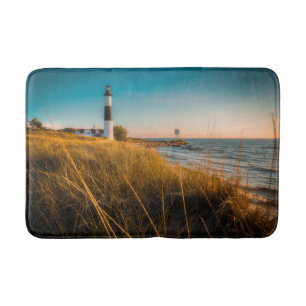Lighthouses Big Sable Lighthouse Ludington, MI Bath Mat